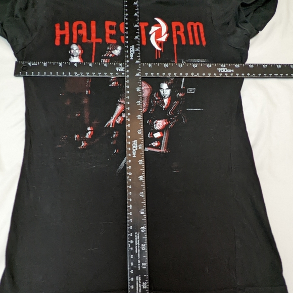 Halestorm Concert Tee Medium THE graphic is Intentionally Blurry - Picture 5 of 7
